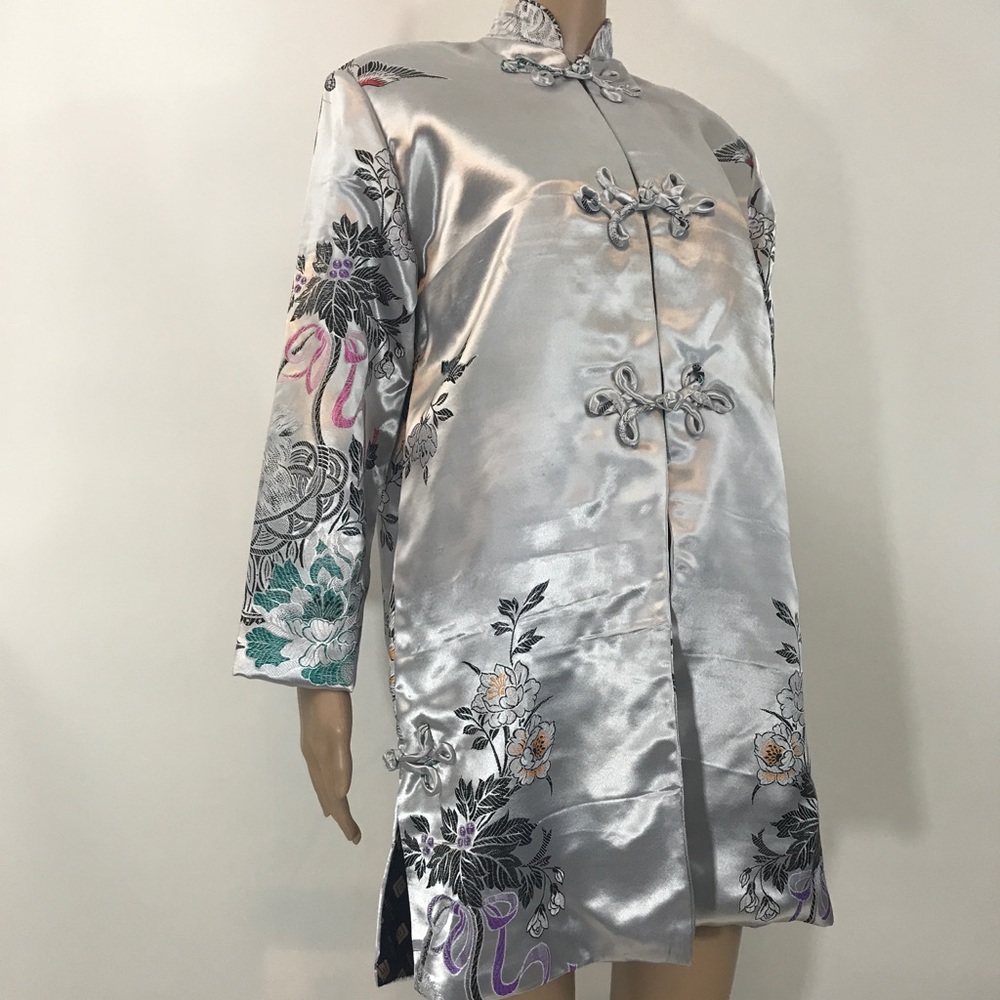 Guy Laroche Paris Satin Brocade Jacket